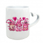 Preview: Kaffee Tasse mit kunstdruck pink