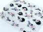 Mobile Preview: 5D Nail Wrap Sticker Blumen Vogel