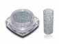 Preview: Hologramm Glitter Puder Silber Holo