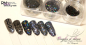 Preview: RM Glitter-Nailartset Schwarz