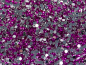 Preview: 500 Strasssteine Violett rund 1,5mm