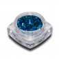 Preview: Hologramm Glitter Pailletten Blau