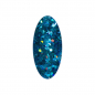 Preview: Hologramm Glitter Pailletten Blau