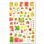 Preview: Sommer Früchte Nagel Sticker F644
