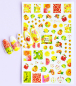 Preview: Sommer Früchte Nagel Sticker F644
