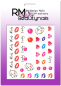 Preview: Nail Wrap Love Kiss Sticker YZW8735