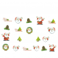 Preview: Weihnachten X-Mas Winter Nikolaus Sticker BLE2101