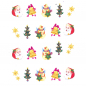 Preview: Weihnachten X-Mas Winter Nikolaus Sticker BLE909