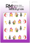 Preview: Weihnachten X-Mas Winter Nikolaus Sticker BLE909