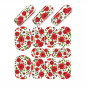 Preview: Nail Wrap Fullcover Sticker rote Rosen N251