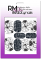 Preview: Nail Wrap Fullcover Sticker Uhr Silvester N253