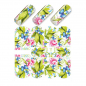 Preview: Nail Wrap Fullcover Sticker Schmetterling Blumen N348