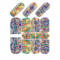 Preview: Nail Wrap Fullcover Sticker Retro N456