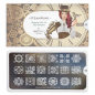 Preview: Moyou (eckig) Stamping Plate Schablone Steampunk 02