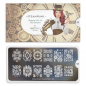 Preview: Moyou (eckig) Stamping Plate Schablone Steampunk 03