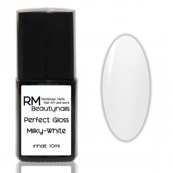 Perfect Gloss Milky White non Sticky Quickfinish 10ml