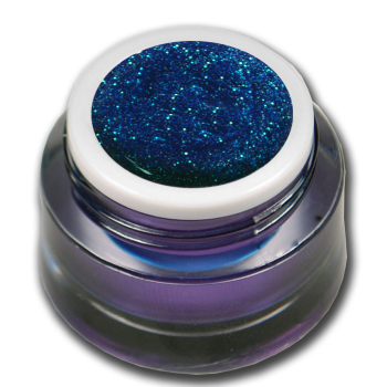 Glittergel UV Gel Glitter Blau 5ml