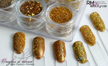 RM Glitter-Nailartset Gold