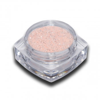 Glas Glitter Puder Nr. 7 Peach