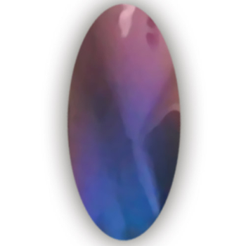Flip Flop Chrome Pigment Puder Blau-Lila