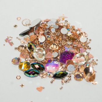 Nailart Döschen Rosegold
