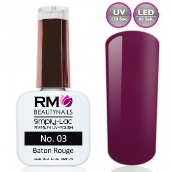 UV Polish Simply Lac Rouge Nude RM Beautynails