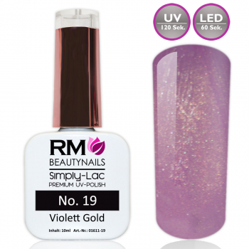 UV Polish Simply Lac Violet Violet Lila Purple RM Beautynails