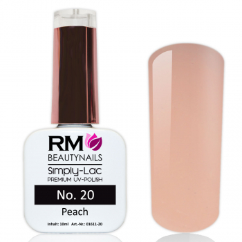 Peach apricot Simply Lac nageldesign RM Beautynails