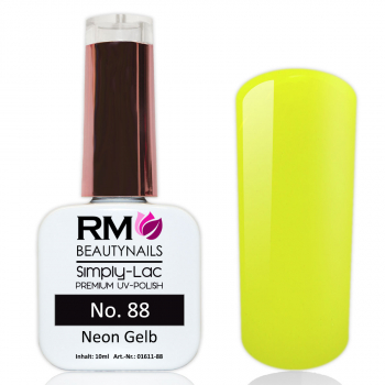 Neon Gelb Nagellack Nagelgel RM Beautynails