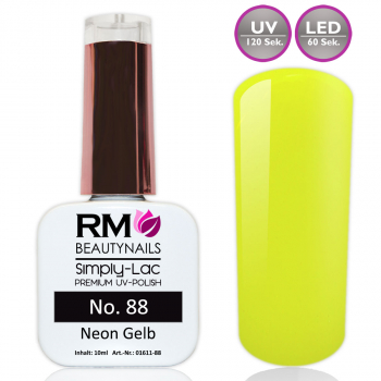 Neon Gelb Nagellack Nagelgel RM Beautynails