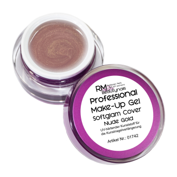 Professional Make UP Gel Glamcover Nude Gold 5ml - Abverkauf - Base Tiegel