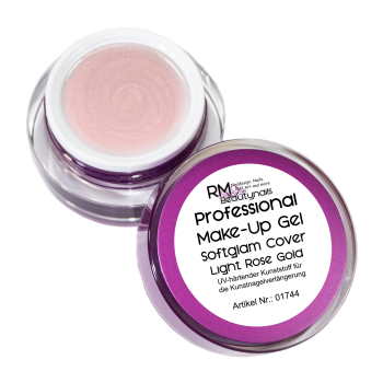Professional Make UP Gel Glamcover Light Rose Gold 5ml - Abverkauf - Base Tiegel