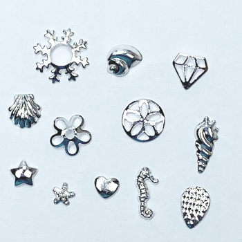 Inlay Overlay Set 2 Silber