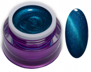 PREMIUM Glossy Cat Eye Magnetgel Hellblau