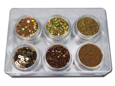 RM Glitter-Nailartset Gold