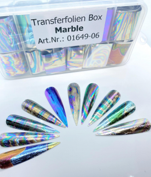 Transferfolien Box Marble Set