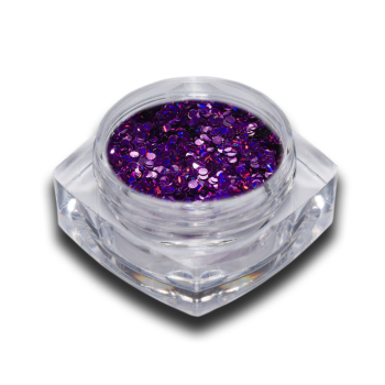 Laser Hologramm Pailletten Set 1mm