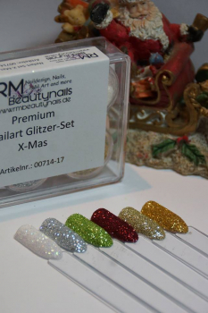 RM Glitter-Nailartset Weihnachten