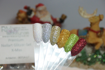 RM Glitter-Nailartset Weihnachten