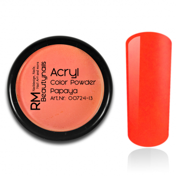 Acryl Farb Puder Papaya 5g