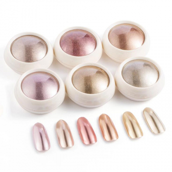 Rosegold Chrome Pigment Puder Set