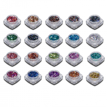 Scale Design Glitter Set mit allen 20 Farben