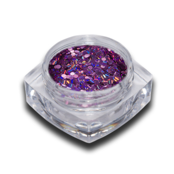 Laser Hologramm Pailletten Set 1mm