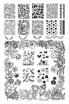 XXL Stamping Schablone K30