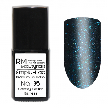 Simply-Lac Premium UV-Polish Nr. 35 Galaxy Glitter Genesis 10ml