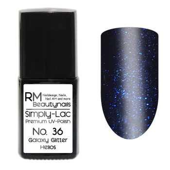 Simply-Lac Premium UV-Polish Nr. 36 Galaxy Glitter Helios 10ml
