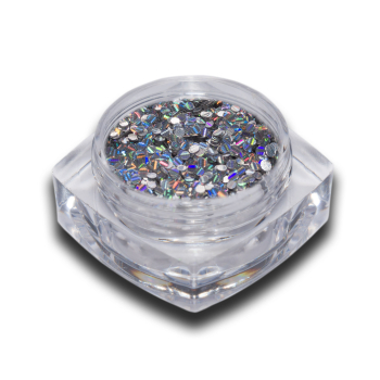 Laser Hologramm Pailletten Set 1mm