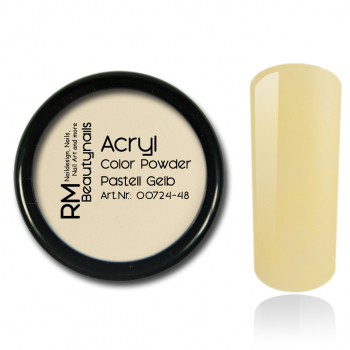 Acryl Farb Puder Pastell Gelb 5g