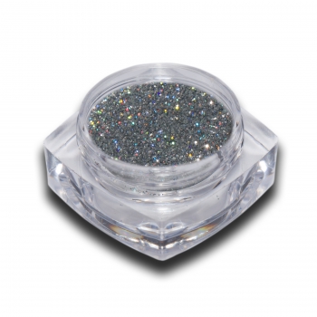 Hologramm Glitter Puder Star Silver