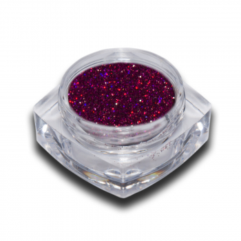 Hologramm Glitter Puder Violett